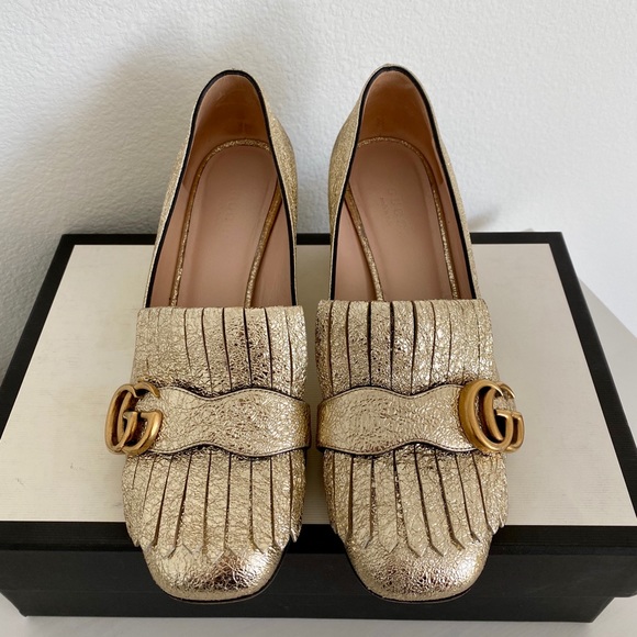 Gucci Shoes - Gucci mid-heel leather pump